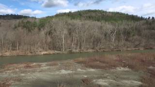 preview picture of video 'Flying over the White River - Raw Footage'