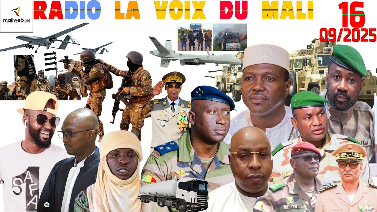 La Revue de Presse de la RADIO LA VOIX DU MALI du 16 Septembre 2025