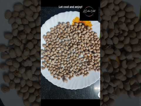 How to make Khare Daane ( salted peanuts ) in a microwave | Khare Dane recipe |
