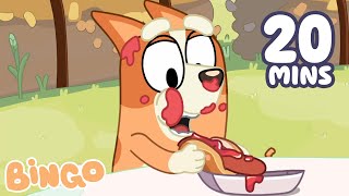Bingo's Favourite Food! 🍕🌭 | 20 Minutes Of Meal Time | Bingo - Official Channel