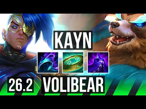 KAYN vs VOLIBEAR (JGL) | 42K damage | EUW Master | 26.2