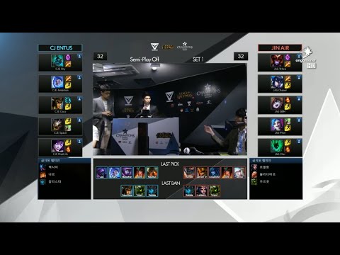 CJ vs JAG Game 1 Highlights (Champions Spring Korea 2015 Playoffs Round 1)