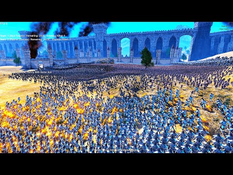 Soul Tyrants Lays Siege EVIL CASTLE - Ultimate Epic Battle Simulator UEBS