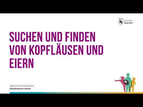 Suchen und Finden von Kopfläusen, Eiern und Nissen