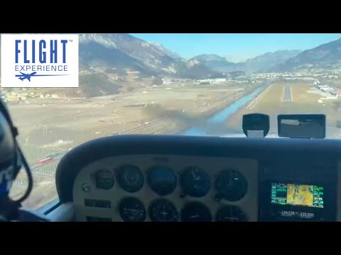 Cessna 172M SkyHawk - Trento Mattarello Airport - Final Runway 36 - Touch & Go - January 2022