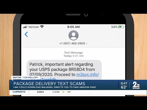 Mfm Package Delivery Text Scams