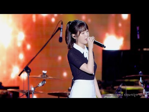 [4K] 170728 아이유(IU) 'Palette(팔레트) 여름밤 편곡 ver.' 라이브 직캠 by 도라삐 @ 보령머드축제