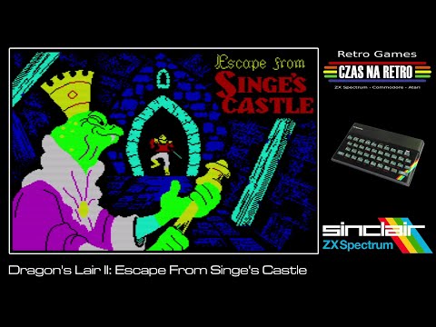 Dragon's Lair II: Escape From Singe's Castle (1987) - ZX Spectrum