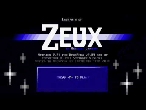 Labrynth of Zeux MZX - Title Screen