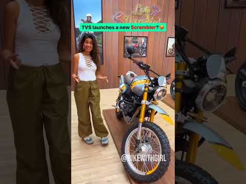 TVS Ronin Scrambler First Look🔥🔥🔥 #bikewithgirl #tvsronin225 #tvsscrambler #youtubeshorts