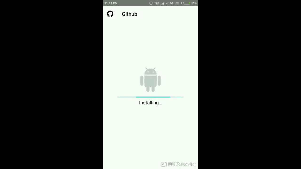 github api Android demo app