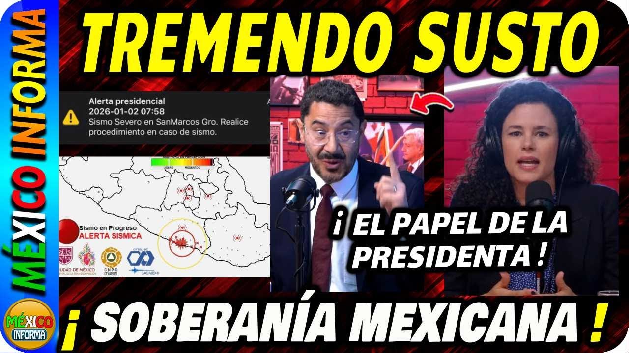 TREMENDO SUSTO POR TEMBLOR DE MADRUGADA. DISCUSIÓN POR LA SOBERANÍA DE NUESTRO PAÍS.