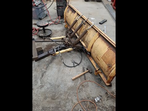 Fixing Meyer snowplow pivot pins and finding other small issues to address.