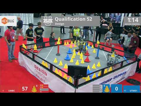 2018 VEXU Design Q52 - UMBC vs UTME1 - 110 to 41