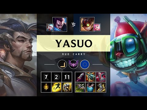 Yasuo ADC vs Ziggs: Unstoppable - EUW Master Patch 14.24