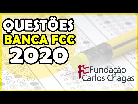 INTENSIVÃO BANCA FCC 2020 (resolução passo a passo)