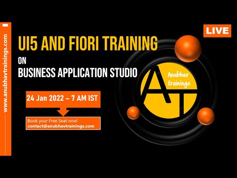 SAP UI5 and Fiori LIVE Training demo | 4th April 2022 7 AM IST | NEW LIVE Batch with Latest topics