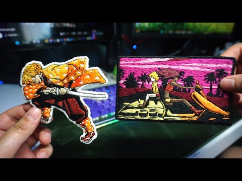 Making Anime Patches for my Jacket | OyeCrafts Hand Embroidery