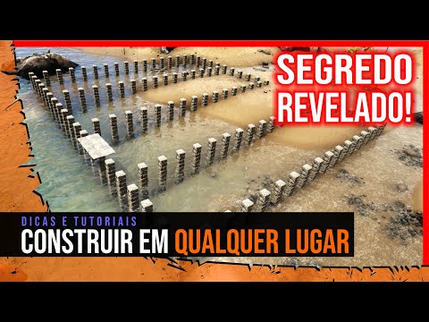 Como CONSTRUIR no Ark em QUALQUER LUGAR - Base de Pilar Ark