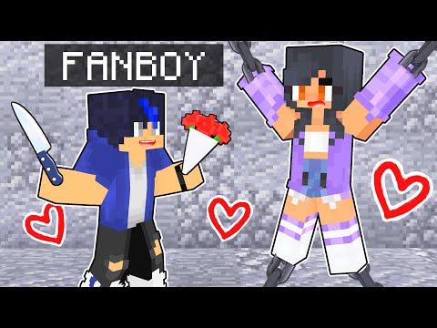 Aphmau Fan - Aphmau Has A CRAZY FAN BOY in Minecraft! - Parody Story (Ein, Aaron, KC GIRL)