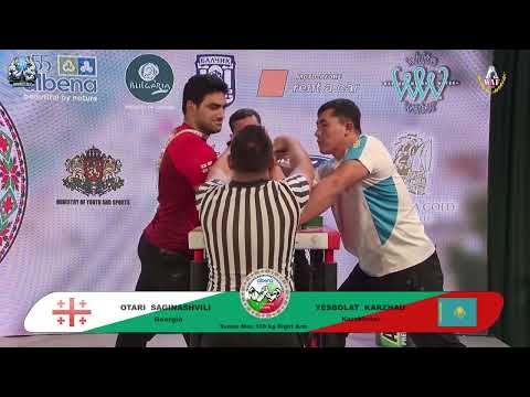 Otari Saginashvili vs Yesbolat Karzhau | Up to 100 kg | XLVI WORLD ARMWRESTLING CHAMPIONSHIP | 2025