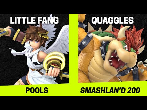 SmashLAN'd 200 Singles Pools - Little Fang (Pit) vs Quaggles (Bowser) - SSBU Tournament