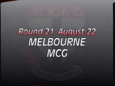 Round 21 Melbourne VS St Kilda 1997 Barry Hall Nathan Burke