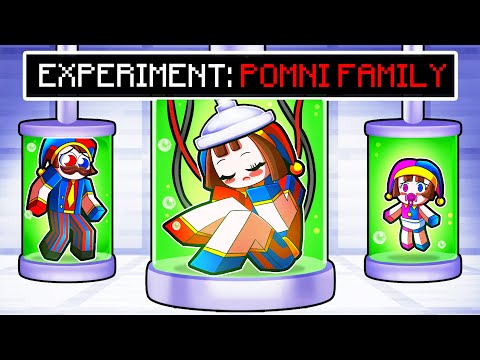 Minecraft Block Buddies - Shocking Pomni Family Experiment!
