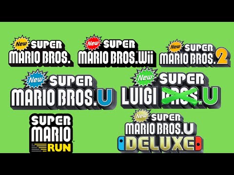 New Super Mario Bros. All Trailers (2006-2019)