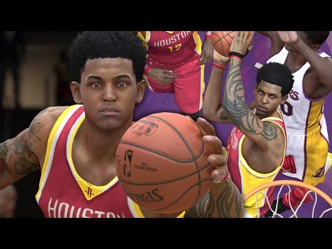 NBA LIVE 15 Rising Star - Laker Fans BOOING Dwight! Adrian & Harden CATCHES FIRE @ LAL!!