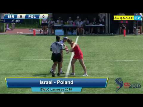 Israel - Poland 9:5  // EWLC Lacrosse 2018