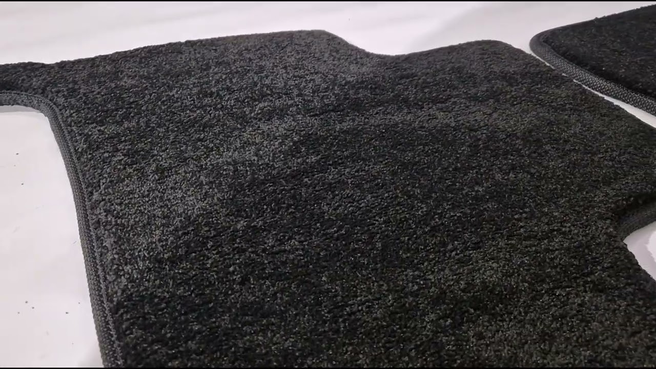 Текстильные коврики Deluxe V-2 (2012-2021, Черный) Video 1
