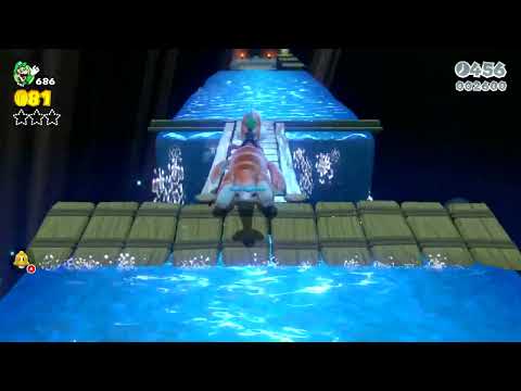 Super Mario 3D World [Switch] 5-1 Itemless Speedrun - Time: 61