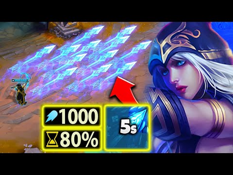 1000 AP URF ASHE SHOOTS NUCLEAR ARROWS EVERY 5 SECONDS