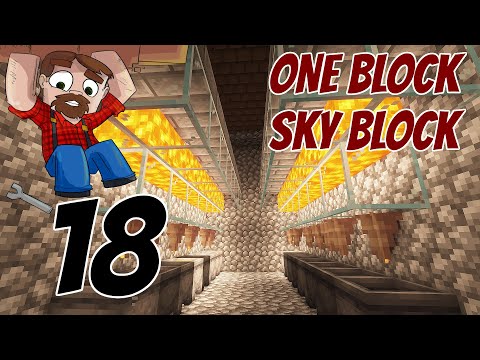 One Block Sky Block Java Edition! Episode 18: Unlimited Lava!  Finally!