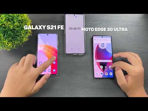 Samsung Galaxy S21 FE VS Moto Edge 30 Ultra - First SPEED TEST