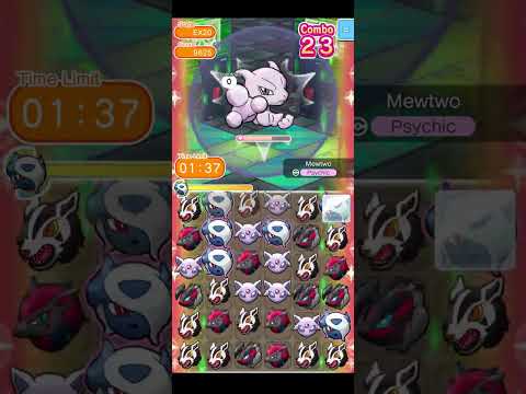 Pokemon Shuffle Mobile - Expert Stage 20 Mewtwo S Rank - For those who are really struggling