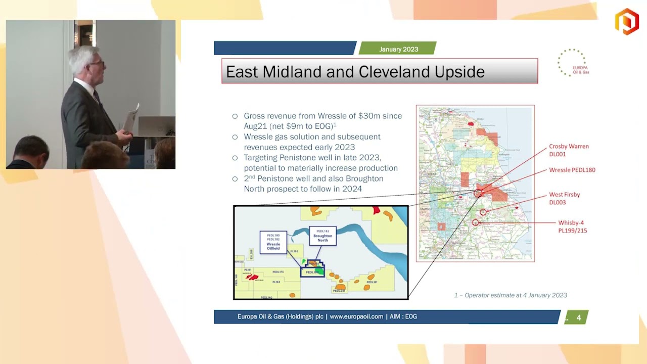 Europa Oil & Gas present at the Proactive One2One Investor Forum - January 12th 2023