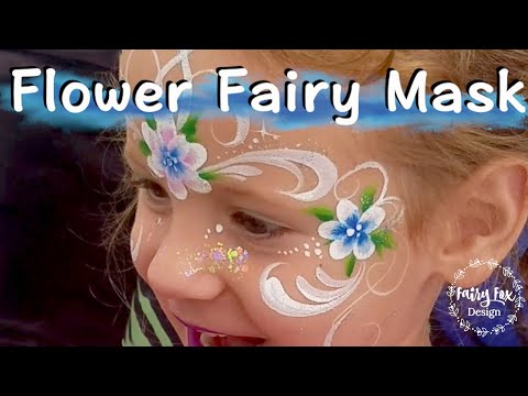 Flower Fairy Mask - Face Painting Tutorial