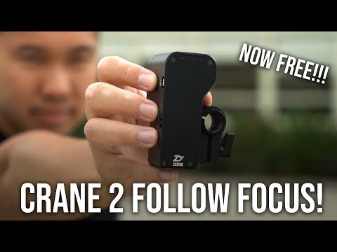 FREE Follow Focus for Zhiyun Crane 2 - See Description Box! + Vertigo Test Footage