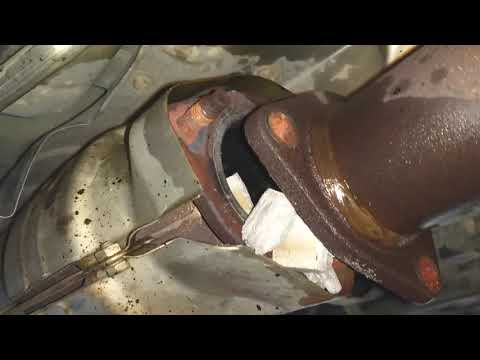 Check engine light flashing due to misfire will damage your exhaust