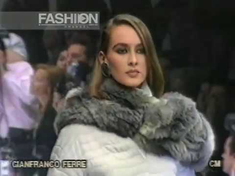 "Gianfranco Ferrè" Autumn Winter 1990 1991 pret a porter women by Canale Moda