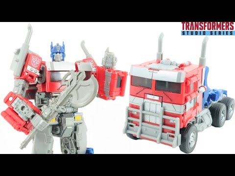 Transformers Studio Series Rise Of The Beasts Voyager Class 102 Optimus Prime Review (4K)