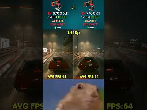 RX 7700 XT vs RX 6700 XT &ndash; You Won&rsquo;t Believe the FPS Difference #gamer #amd