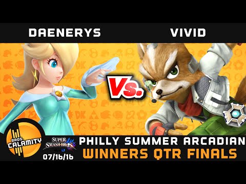 PSA | Daenerys (Rosa) vs GT | Vivid (Fox, Pika) - Winners Qtr Finals - Smash Wii U Customs