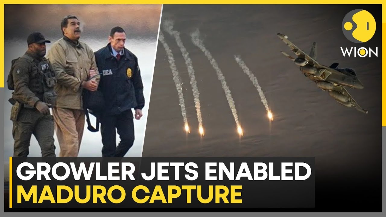 US Growler Jets Played Key Role in Operation to Capture Maduro | WION NEWS