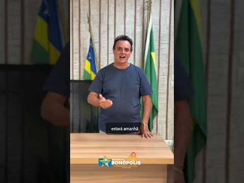 Prefeito de Bonópolis, dioclécio, convida para inauguração da GO-154 no povoado do Cruzeiro do Norte