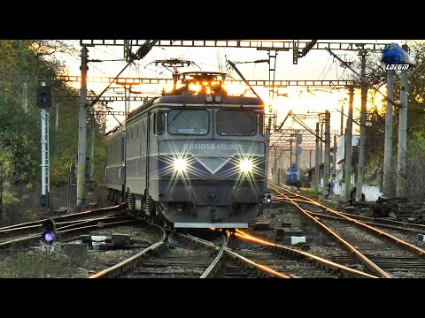 Trenuri pe Apus în Gara Apahida/Trains on Sunset in Apahida Station  - 06 November 2020