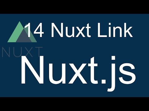 14 Nuxt JS beginner tutorial Nuxt Nuxt link