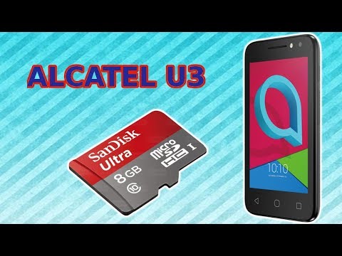 Insertar micro SD a Alcatel U3